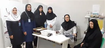 بازدید مشاور و مدیر کل محترم امور بانوان و خانواده استانداری از انجام غربالگری سرطانهای زنان در مرکز آموزشی و درمانی الزهراء(س)