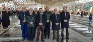غبار روبی مزار شهدا