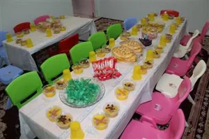 برگزاری سفره مذهبی حضرت رقیه برای کودکان در بیمارستان الزهرا(س)
