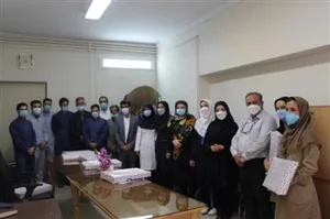 تجلیل از همکاران شرکت کننده در مسابقه فرهنگی بیمارستان الزهرا(س)