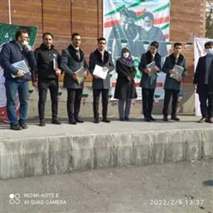 اجرای گروه سرود بین المللی آوای راد در بیمارستان الزهرا(س)