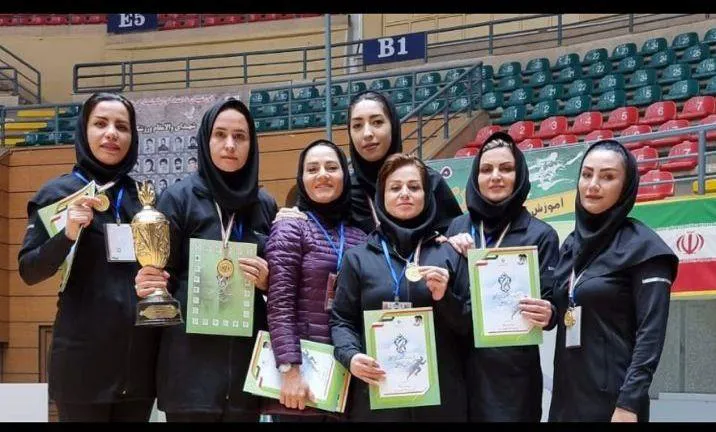 کسب مقام اول تیمی مسابقات کشوری  در رشته آمادگی جسمانی