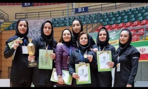 کسب مقام اول تیمی مسابقات کشوری  در رشته آمادگی جسمانی