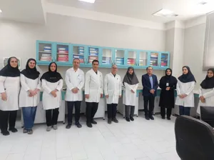 تقدیر از همکاران آزمایشگاه